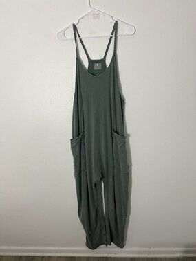 Free People FP Movement Hot Shot Jumpsuit Green Size Small